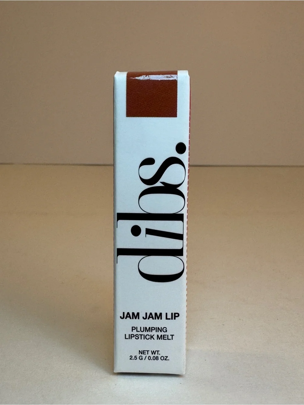 Dibs Beauty jam jam lip plumping lipstick melt shade rhubarb pie